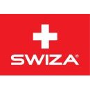 Das SWIZA Logo mit dem wei&szlig;en...