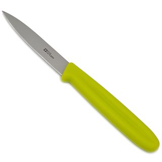 Kchenmesser Griff grn - Allzweckmesser 8,5 cm Klinge rostfrei