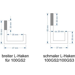 Ersatz-Schrauben fr 100SV1 - 100SV2 - 100KL1 fr Original Gloco Kinderlehne und Schiebevorrichtung mit Sprossen oder Brett