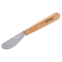 Opinel Aufstrichmesser No. 117 - Buttermesser mit Buchenholzgriff natur