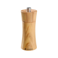 Zassenhaus Salz und Pfeffermühle Frankfurt 14 cm Olivenholz mit Untersetzer