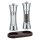 Zassenhaus Set Salzmühle & Pfeffermühle Aachen Edelstahl/Acryl 18 cm & Untersetzer