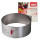 Lares Tortenring mit Klemmhebel Set Höhe 7 cm und 10 cm - Edelstahl hitzebeständig feststellbar