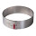 Lares Tortenring mit Klemmhebel Set Höhe 7 cm und 10 cm - Edelstahl hitzebeständig feststellbar