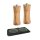 Gewürzmühlen-Set Salzmühle & Pfeffermühle Zassenhaus Frankfurt 14 cm Olivenholz mit Schiefer-Untersetzer