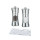 Gewürzmühlen-Set Salzmühle & Pfeffermühle Zassenhaus Aachen Acryl/Edelstahl 14 cm & Mühlenuntersetzer