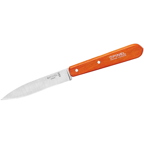 Opinel Küchenmesser No. 112  rostfrei mit Buchenholz-Griff orange
