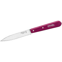 Opinel Küchenmesser No. 113 rostfrei mit Buchenholzgriff violett