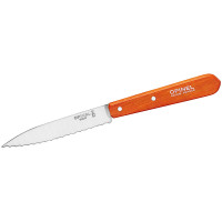 Opinel Küchenmesser No. 113 rostfrei mit Buchenholzgriff orange