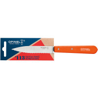 Opinel Küchenmesser No. 113 rostfrei mit Buchenholzgriff orange