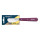 Opinel Aufstrichmesser No. 117 - Buttermesser mit violettem Buchenholzgriff
