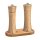 Zassenhaus Set Salzmühle & Pfeffermühle Frankfurt Bambus 18 cm & Untersetzer Olivenholz