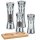 Zassenhaus Set Salzmühle & Pfeffermühle Aachen Acryl & Untersetzer Buche eckig