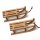 Dekoschlitten Mini-Davoser aus Holz Set 16 Stück
