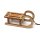 Dekoschlitten Mini-Schlitten aus Holz Set 4 Stück