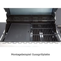 Gussgrillplatte 30 x 46 cm für Allgrill Gasgrill CHEF S, M, XL, Extrem, Ultra, Modular und Outdoorküche
