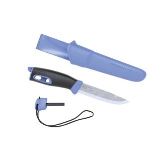 Morakniv Gürtelmesser COMPANION SPARK blau mit Feuerstarter