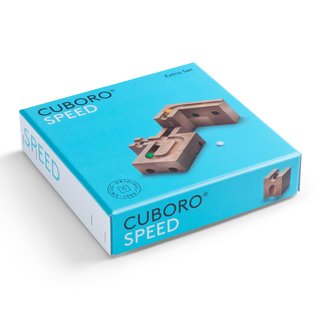 Cuboro Speed - Extra Set 211 - Erweiterungset Beschleunigerset für Kugelbahn