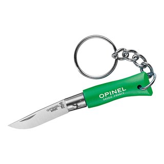 Opinel Mini Messer No 2 Schlüsselanhänger grün