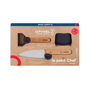Opinel Le Petit Chef Kinder Kchenmesser Set 3-teilig blau