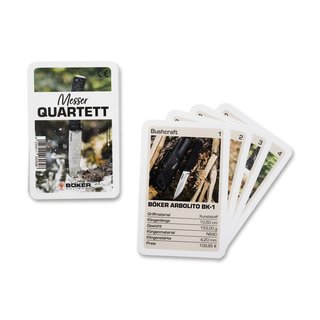 Bker Messer Quartett Kartenspiel 32 Karten (Aktion)