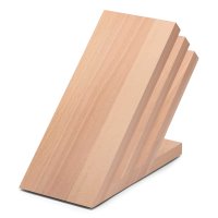 Yaxell Messerblock magnetisch für 6 Messer Buche natur
