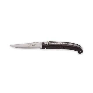 Laguiole en Aubrac Taschenmesser Trapper-Messer 14 cm Wenge massiver Griff