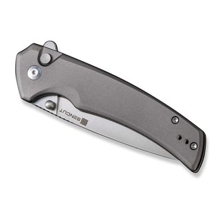 SENCUT Serene Aluminum Grey Einhandmesser