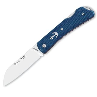 Nieto Poseidon Jute-Micarta blau Taschenmesser