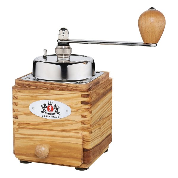 Zassenhaus Kaffeemühle Montevideo Olivenholz (OVP beschädigt)