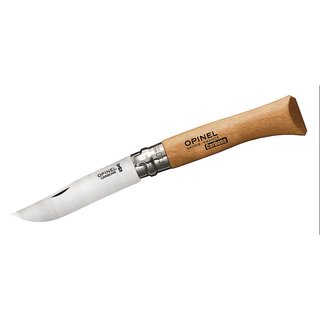 Opinel-Messer, Größe 10, Carbon nicht rostfrei
